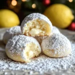 Lemon Cream Snowball Cookies – Melt-in-Your-Mouth Holiday Magic