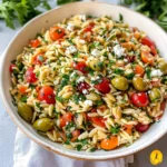 Light Orzo Olive Salad