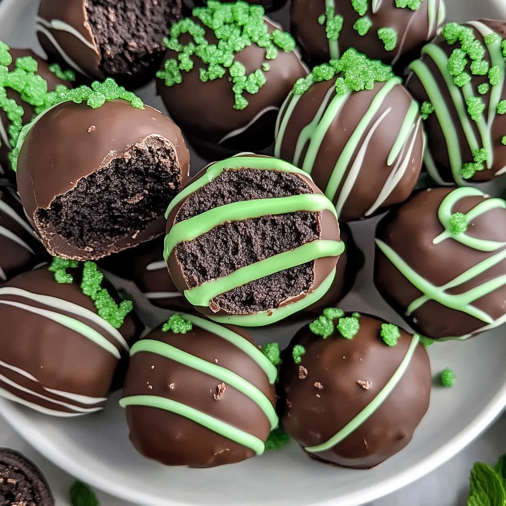 Mint Oreo Truffles