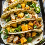 One-Pan Chicken and Pineapple Tacos
