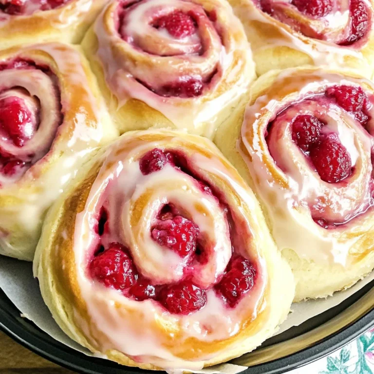 Raspberry Cream Cheese Sweet Rolls