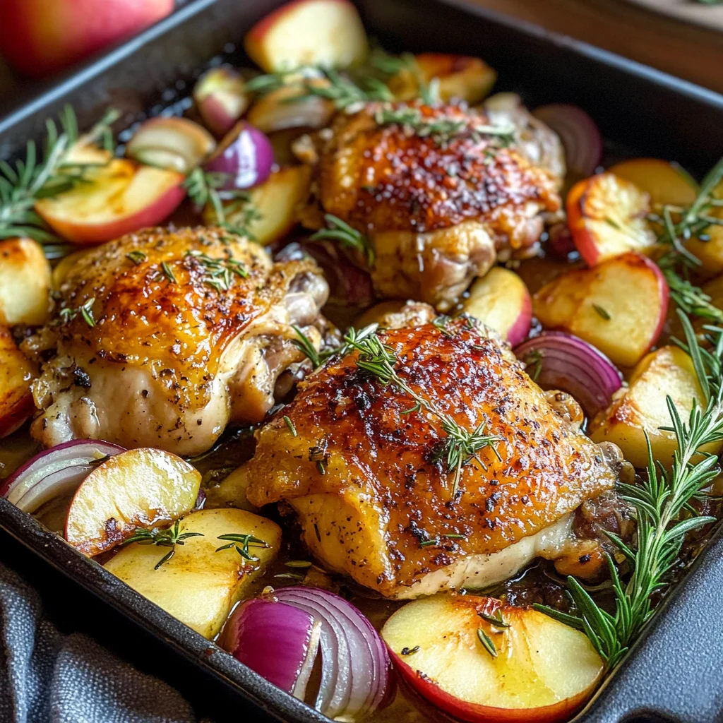 Rosemary Apple Cider Chicken Recipe