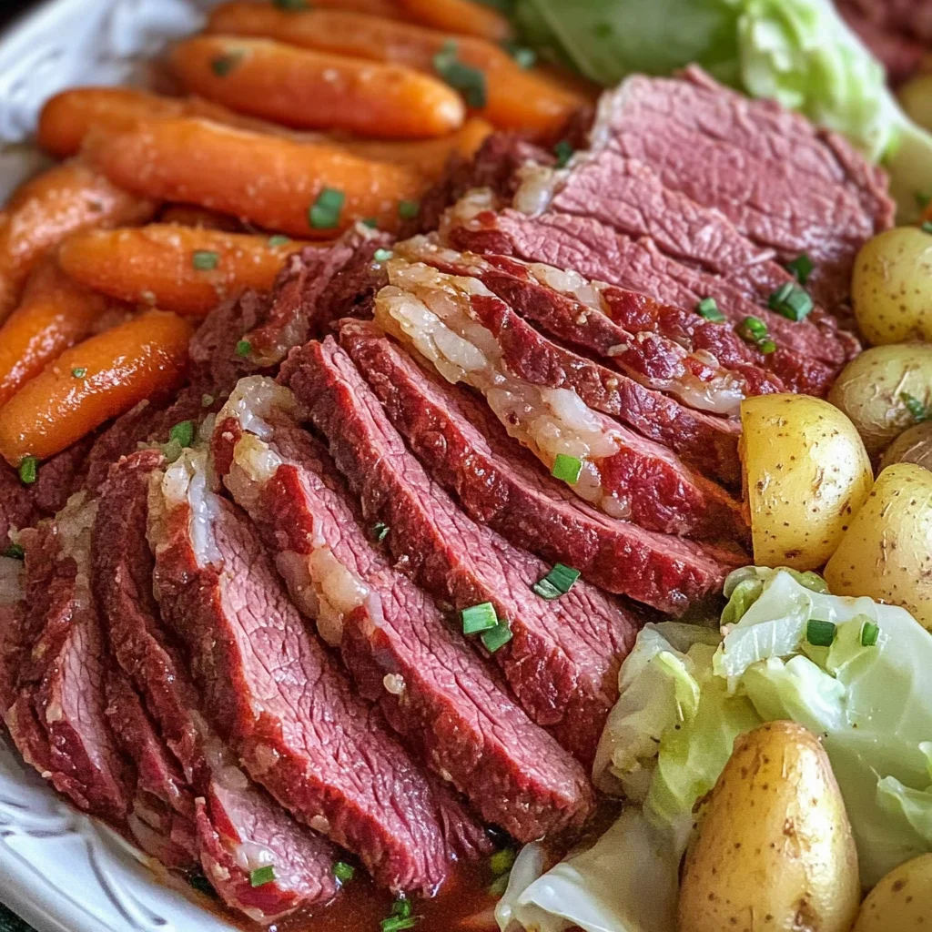 Slow Cooker Corned Beef and Cabbage
