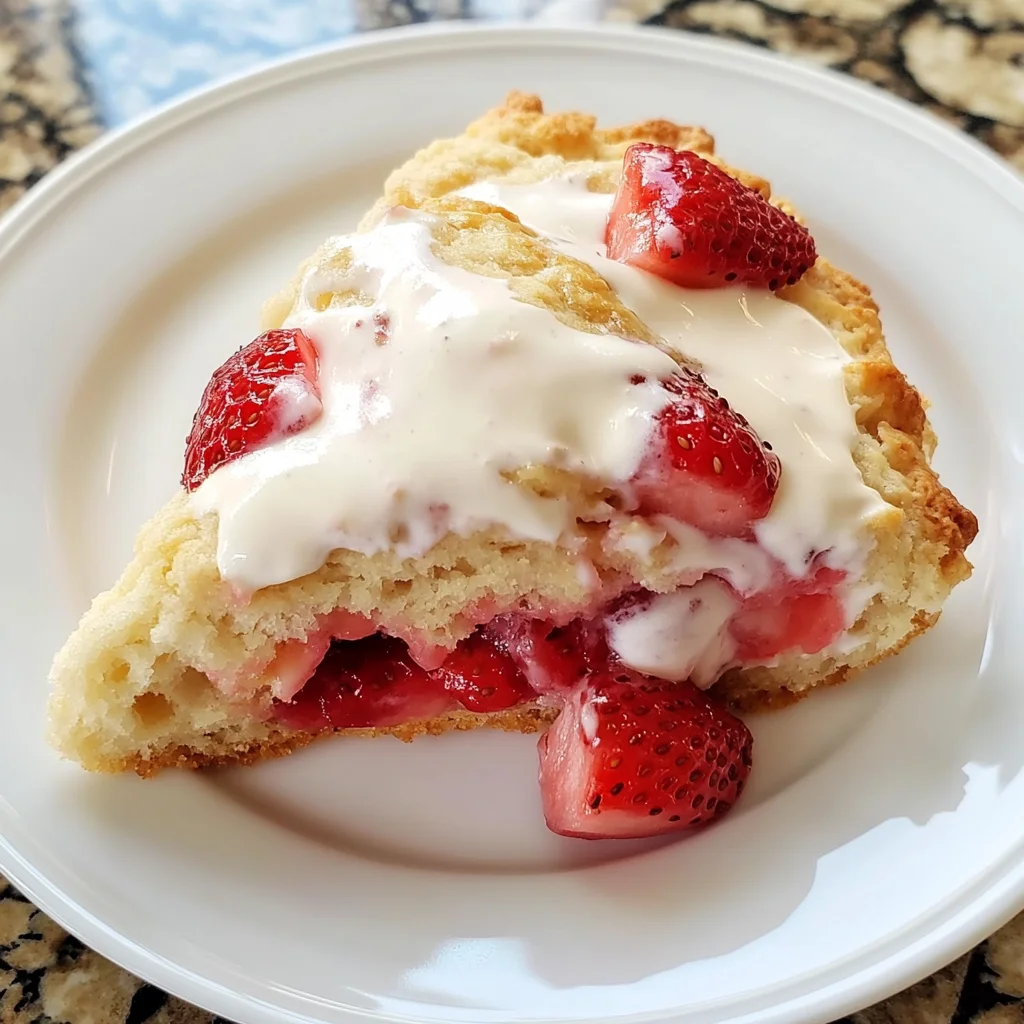 Strawberries and Cream Scones