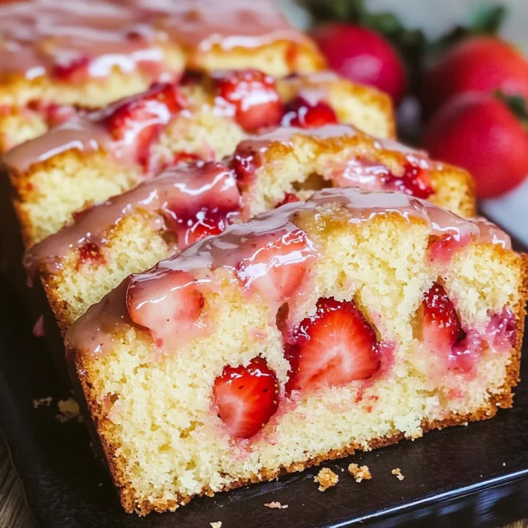 Strawberry Pound Cake
