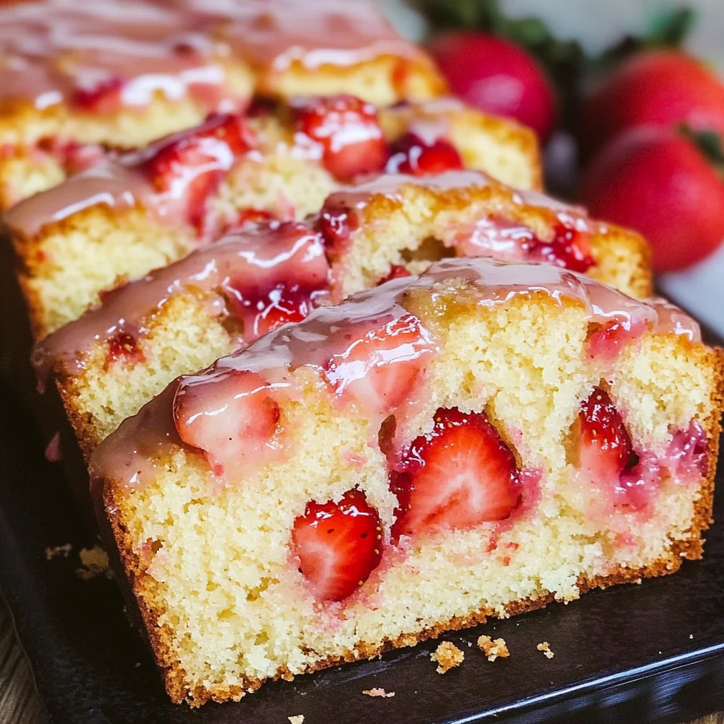 Strawberry Pound Cake
