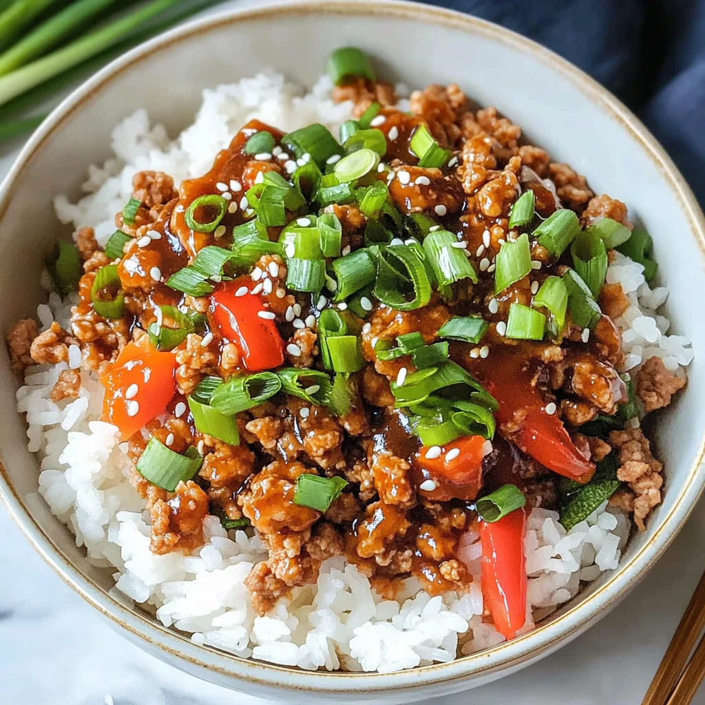Teriyaki Ground Turkey Bowl