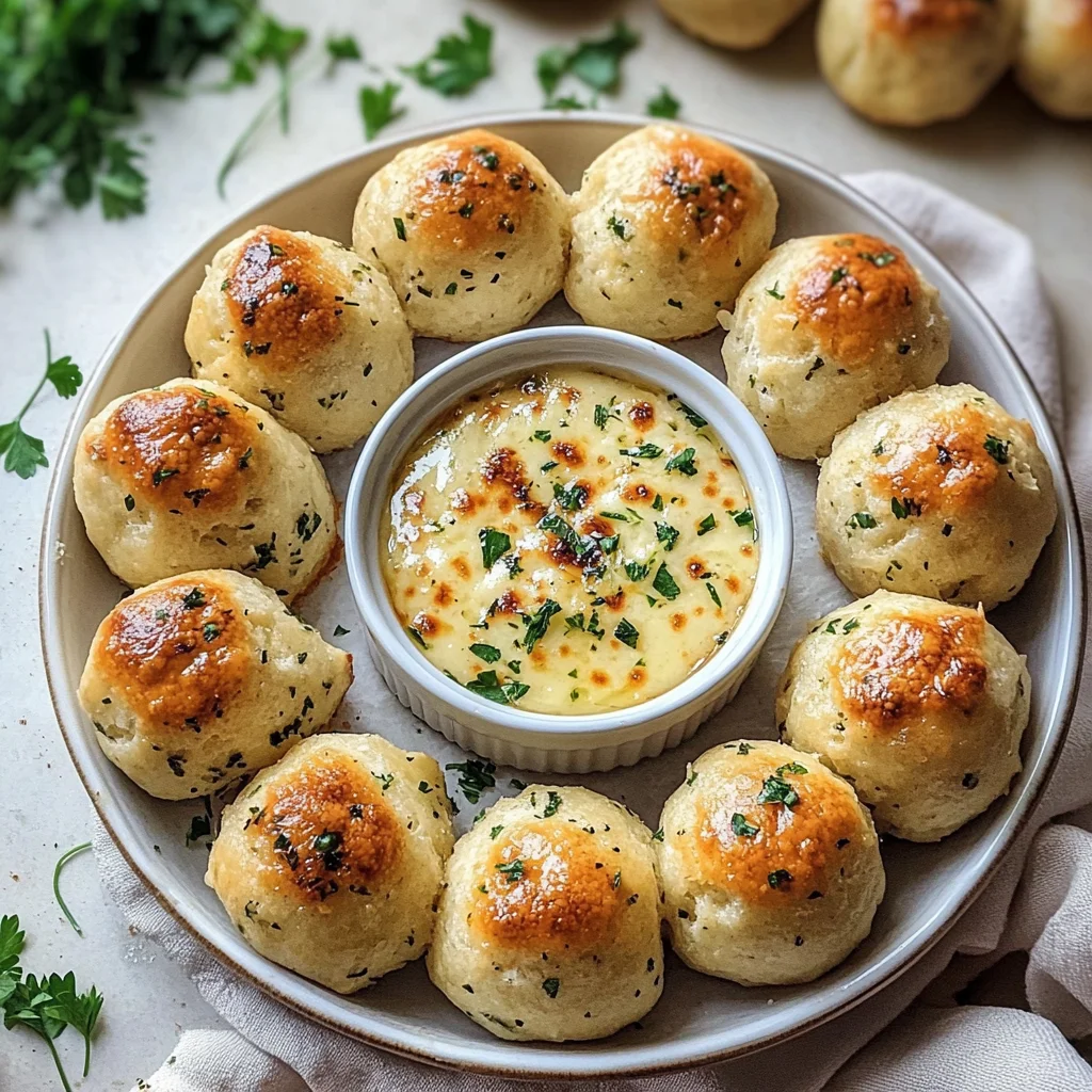 Vegan Garlic Dough Balls