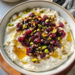Whipped Feta Dip with Honey, Pistachios, and Cranberries