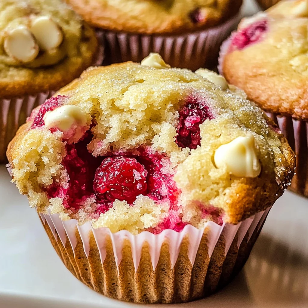 White Chocolate Raspberry Muffins