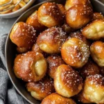 10 Minute Fluffy Air Fryer Pretzel Bites