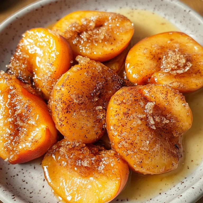 Air Fryer Peaches