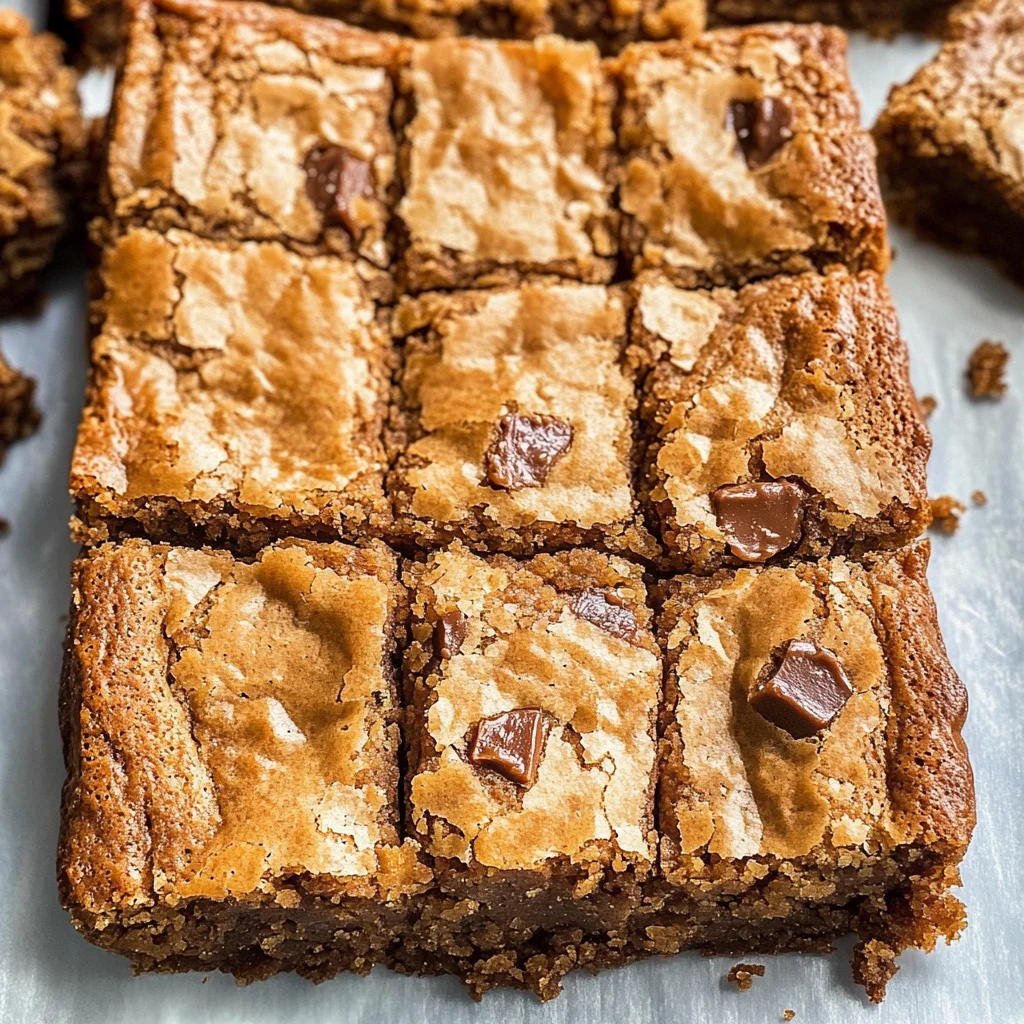 Brown Butter Toffee Blondies