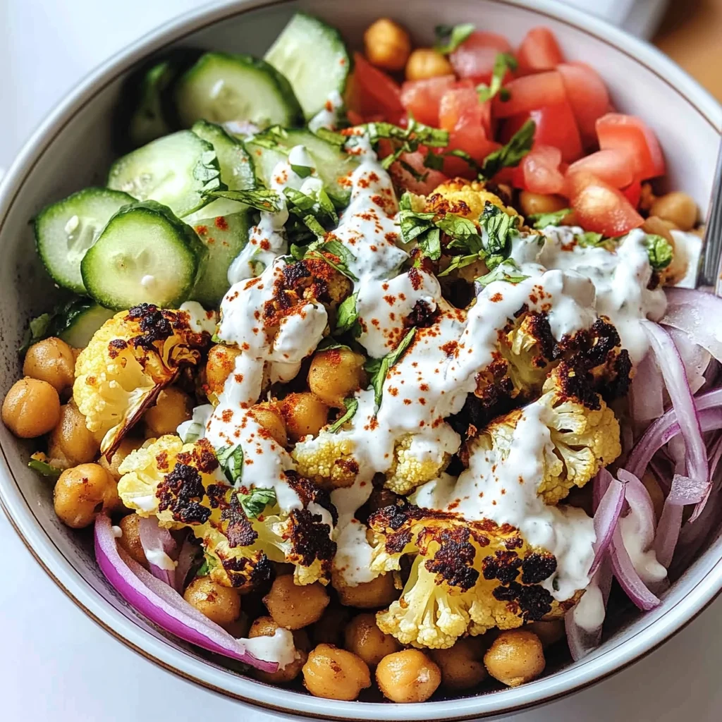 Cauliflower Shawarma Bowl (Easy Sheet Pan Dinner)