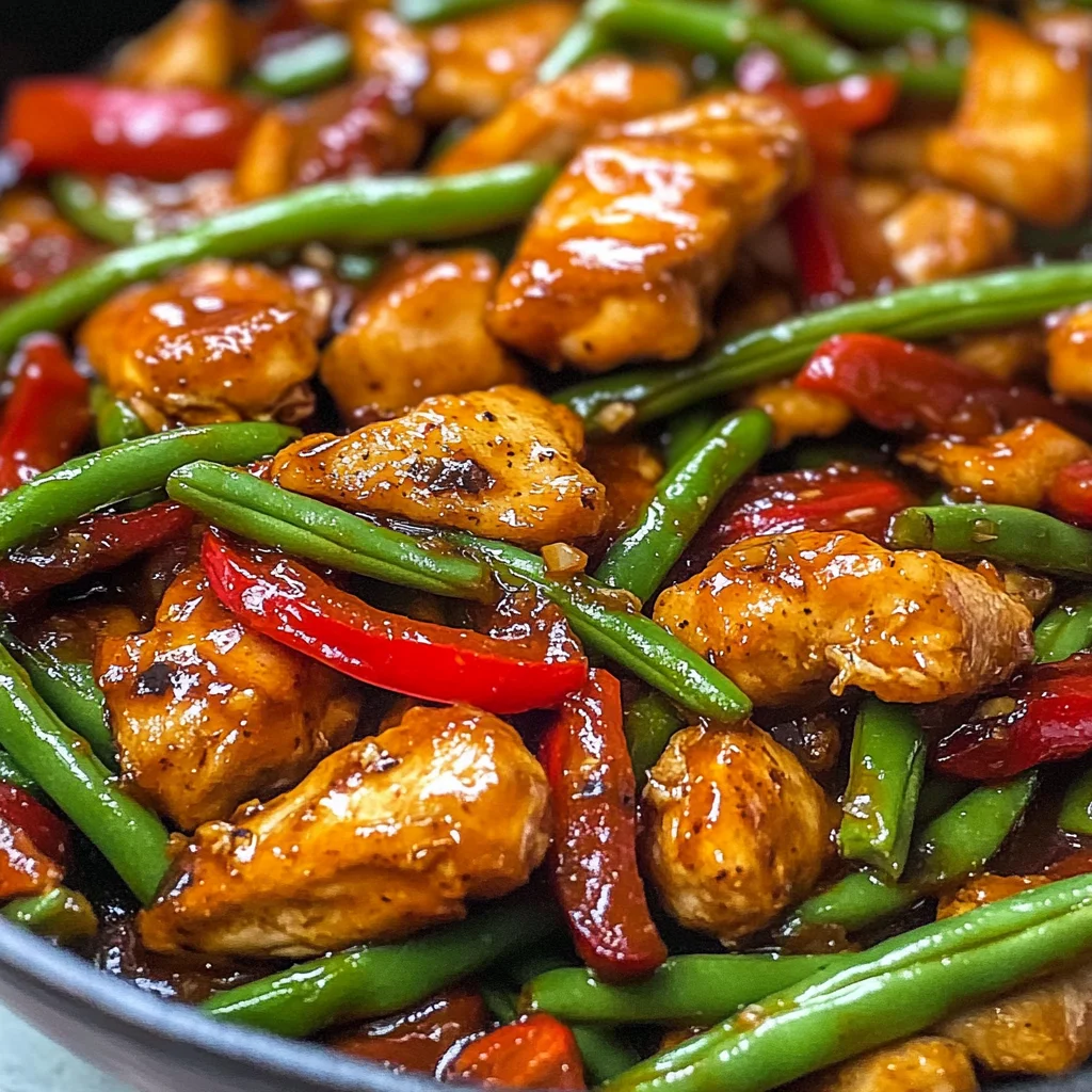Chicken and Green Bean Stir Fry