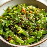 Chili Crisp Snap Pea Salad