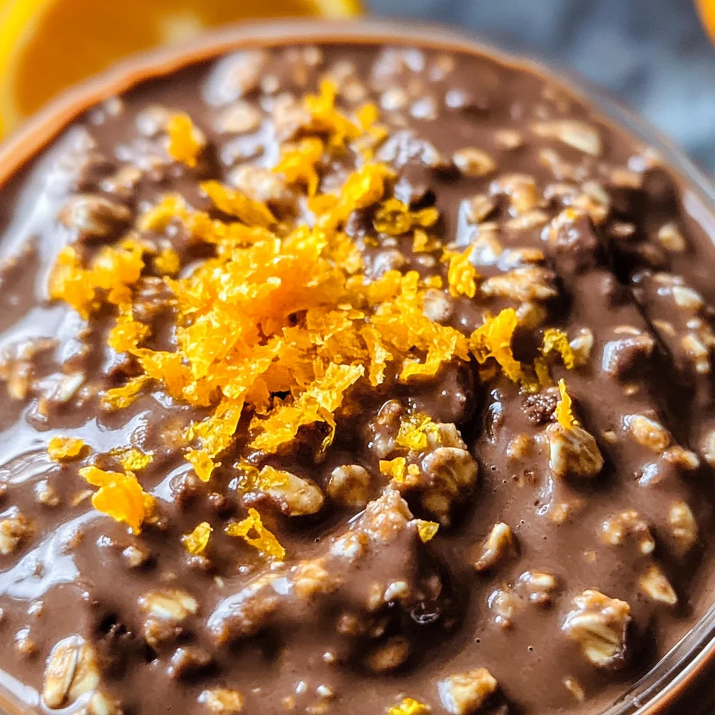 Chocolate Orange Overnight Oats