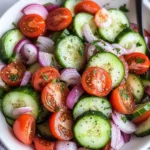Cucumber Tomato Salad