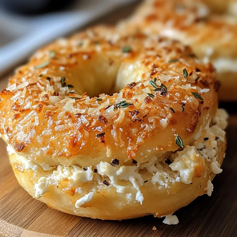 Garlic-Parmesan Cottage Cheese Bagels – Soft, Chewy & High-Protein