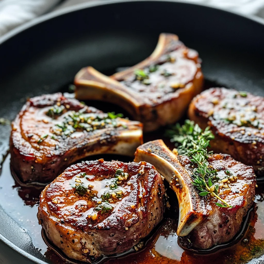 Garlic Butter Lamb Chops – Perfectly Seared and Ready in 15 Minutes