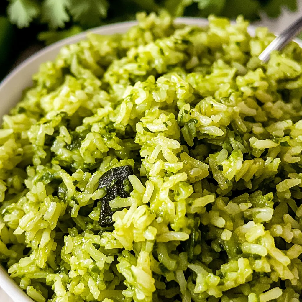 Green Poblano Rice Recipe
