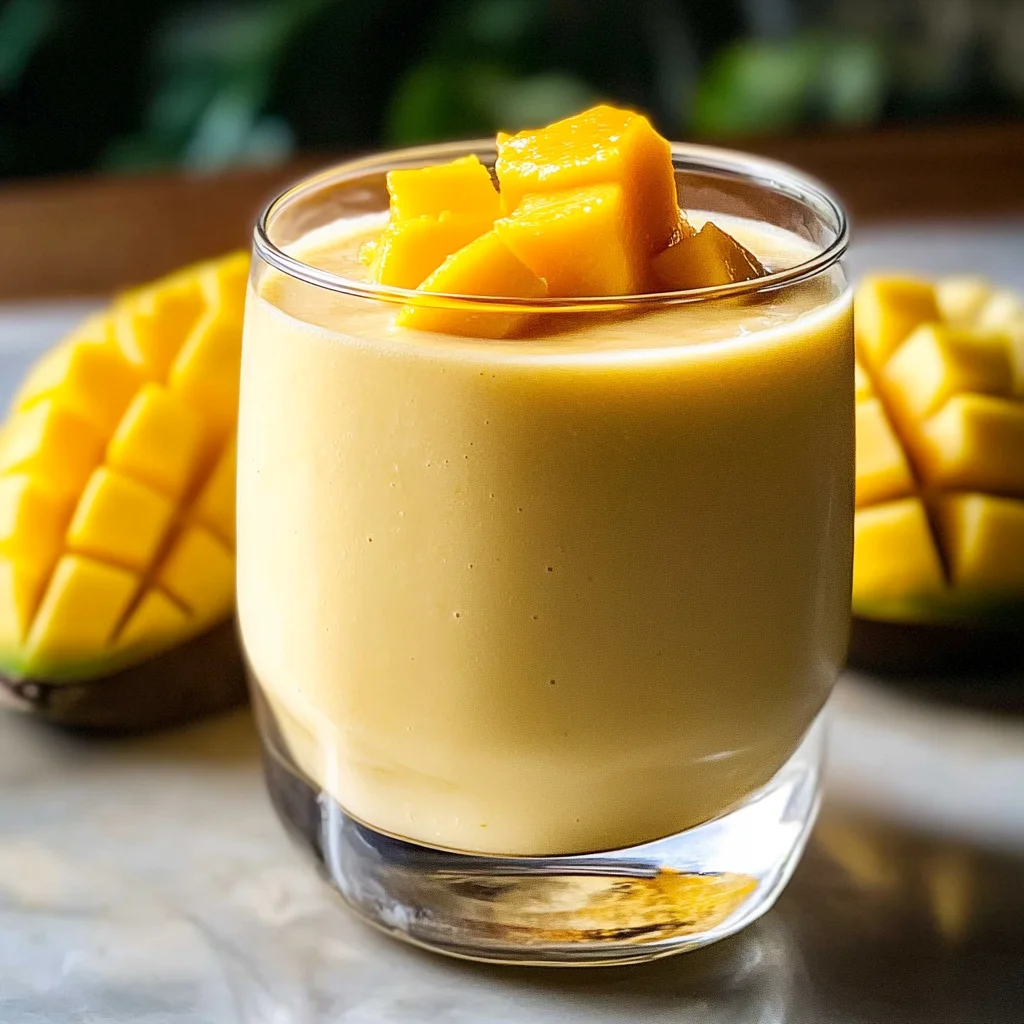 Healthy Mango Smoothie Recipe