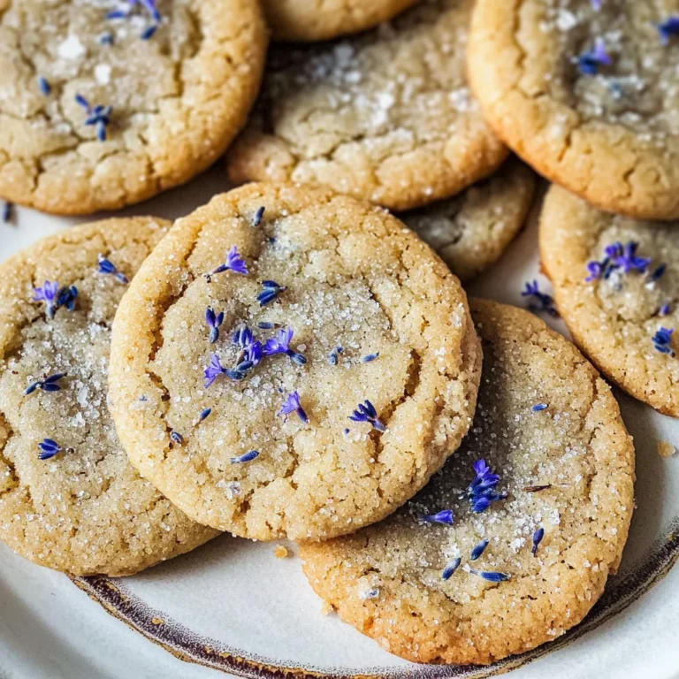 Lavender Earl Grey Cookies Recipe