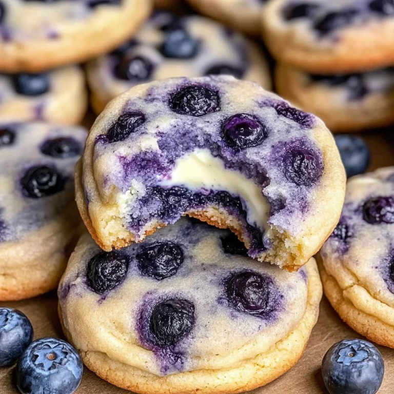 Lemon Blueberry Cheesecake Cookies