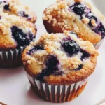 Lemon Blueberry Sourdough Discard Muffin Recipe