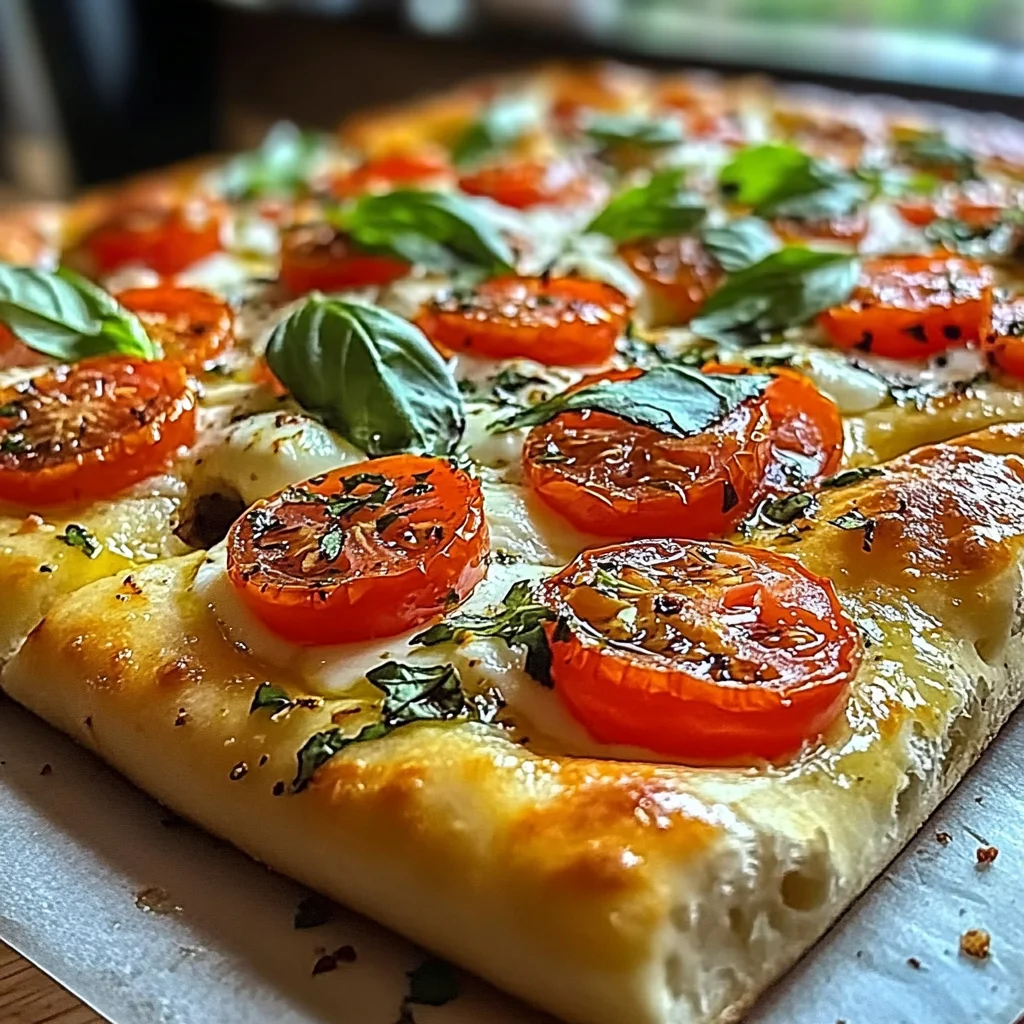 Margherita Focaccia Bread: Experience Simple Perfection!