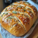 No-Knead Rosemary Sea Salt Bread – So Easy!