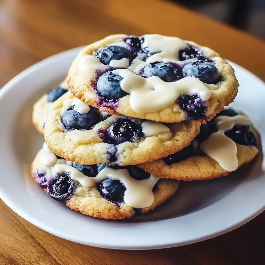 Perfect Blueberry Cheesecake Cookies