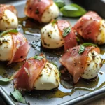 Prosciutto Wrapped Mozzarella Bites