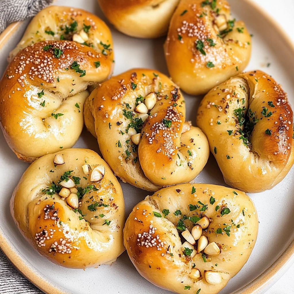 Quick Sourdough Discard Garlic Knots