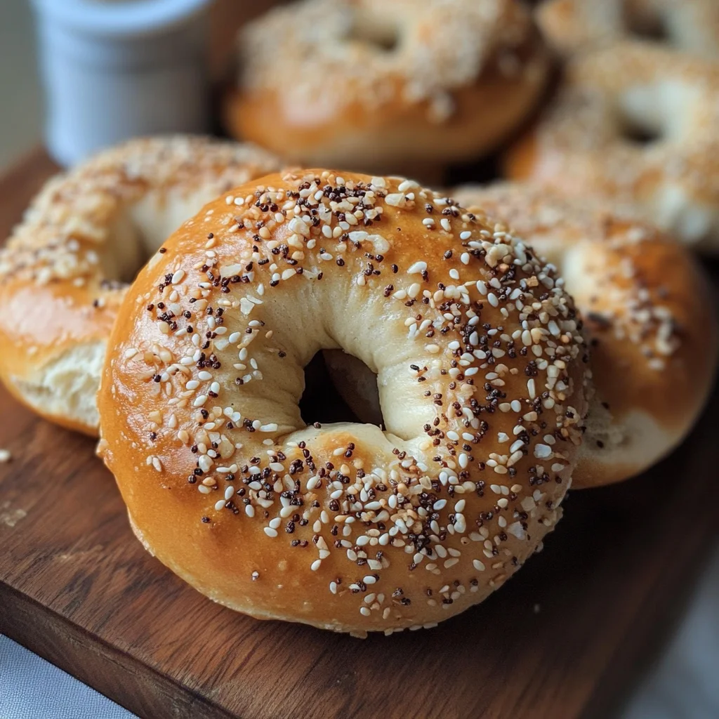 Schnelle Protein-Bagels