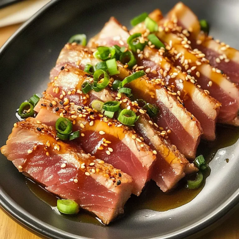 Seared Ahi Tuna with Asian-Inspired Flavors