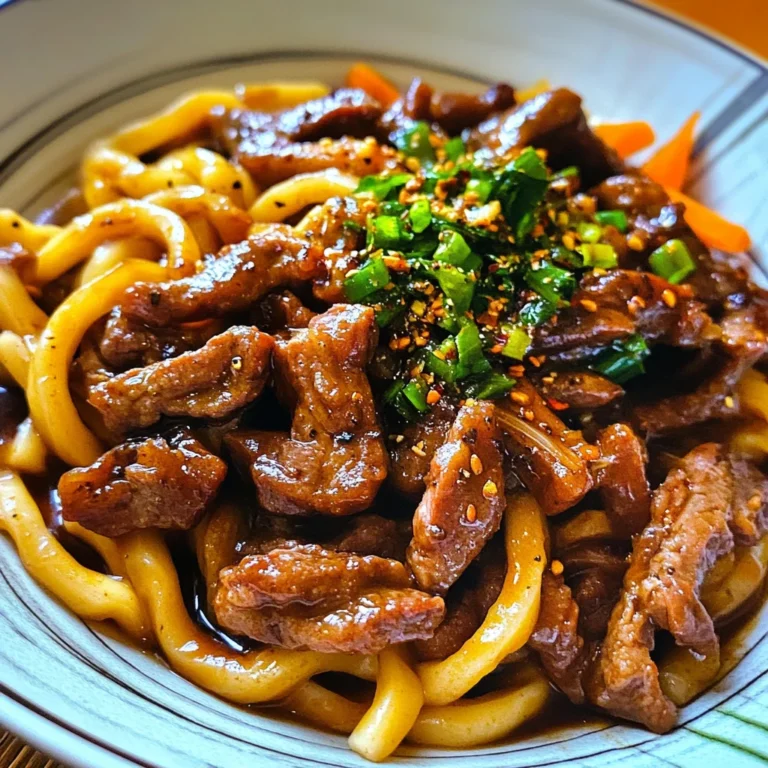 Simple Black Pepper Beef Udon – Quick, Savory & Delicious