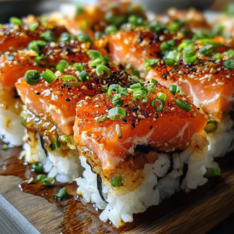 Spicy Salmon Sushi Bake Recipe