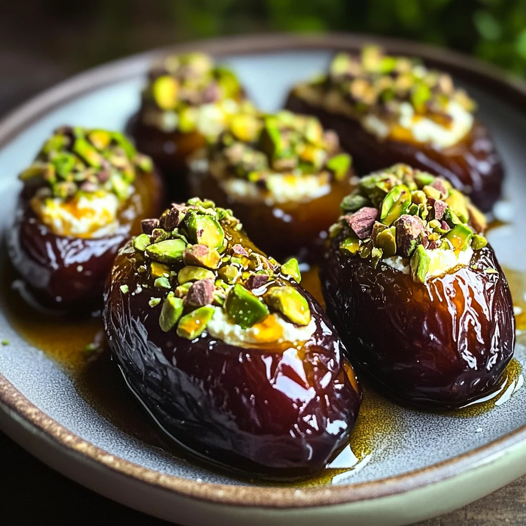 St. Patrick’s Day Treat: Honey Pistachio Ricotta Stuffed Dates