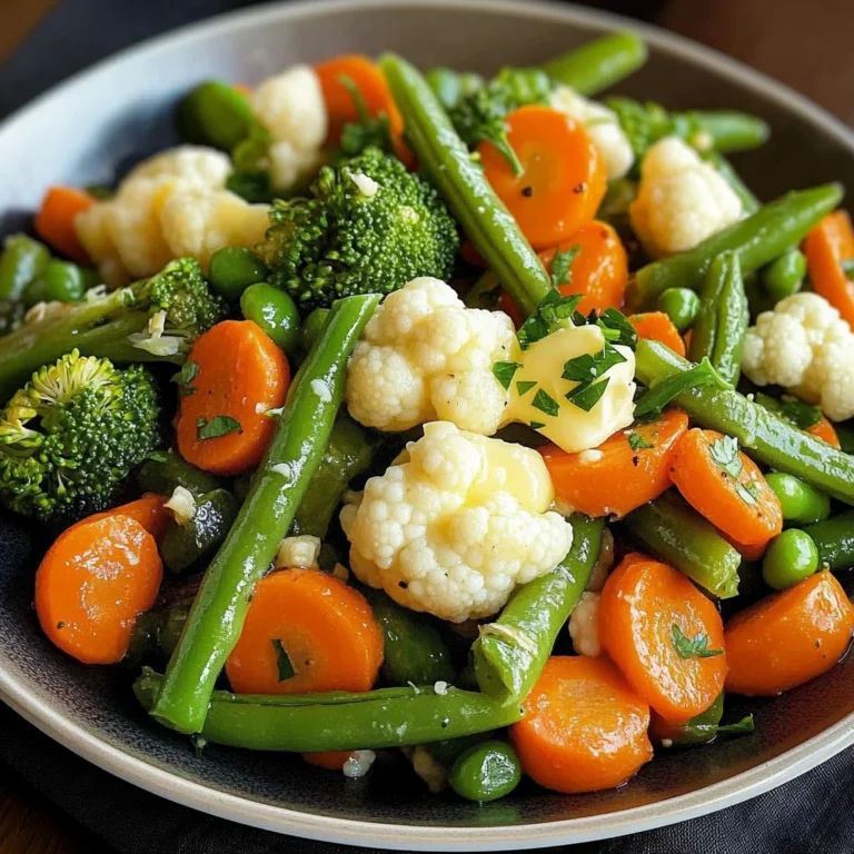 Steamed Vegetable Medley