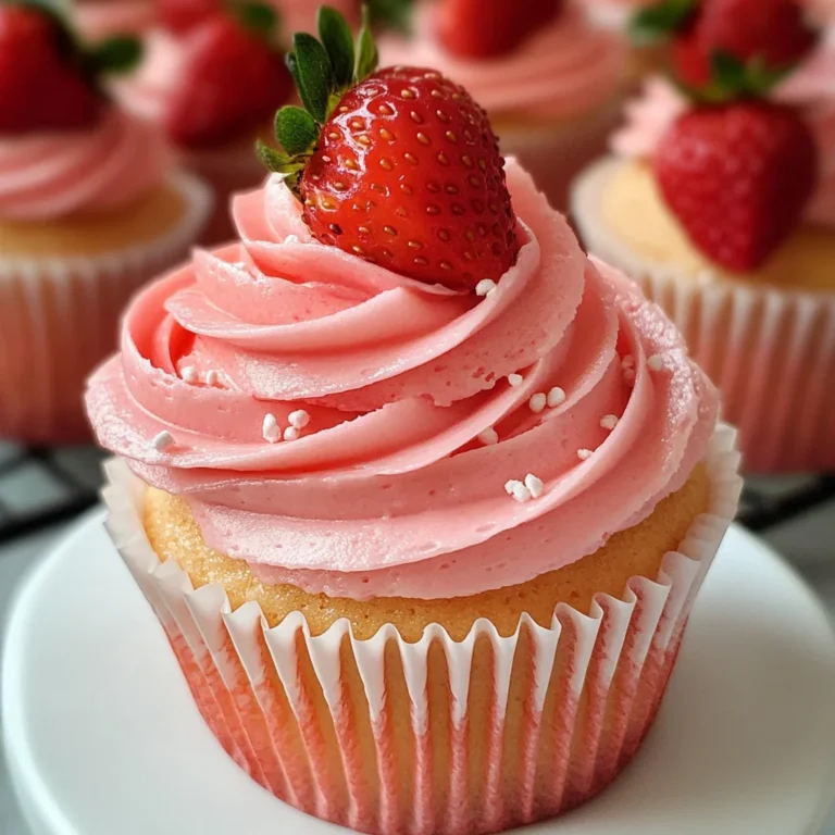 Strawberry Cupcakes Recipe