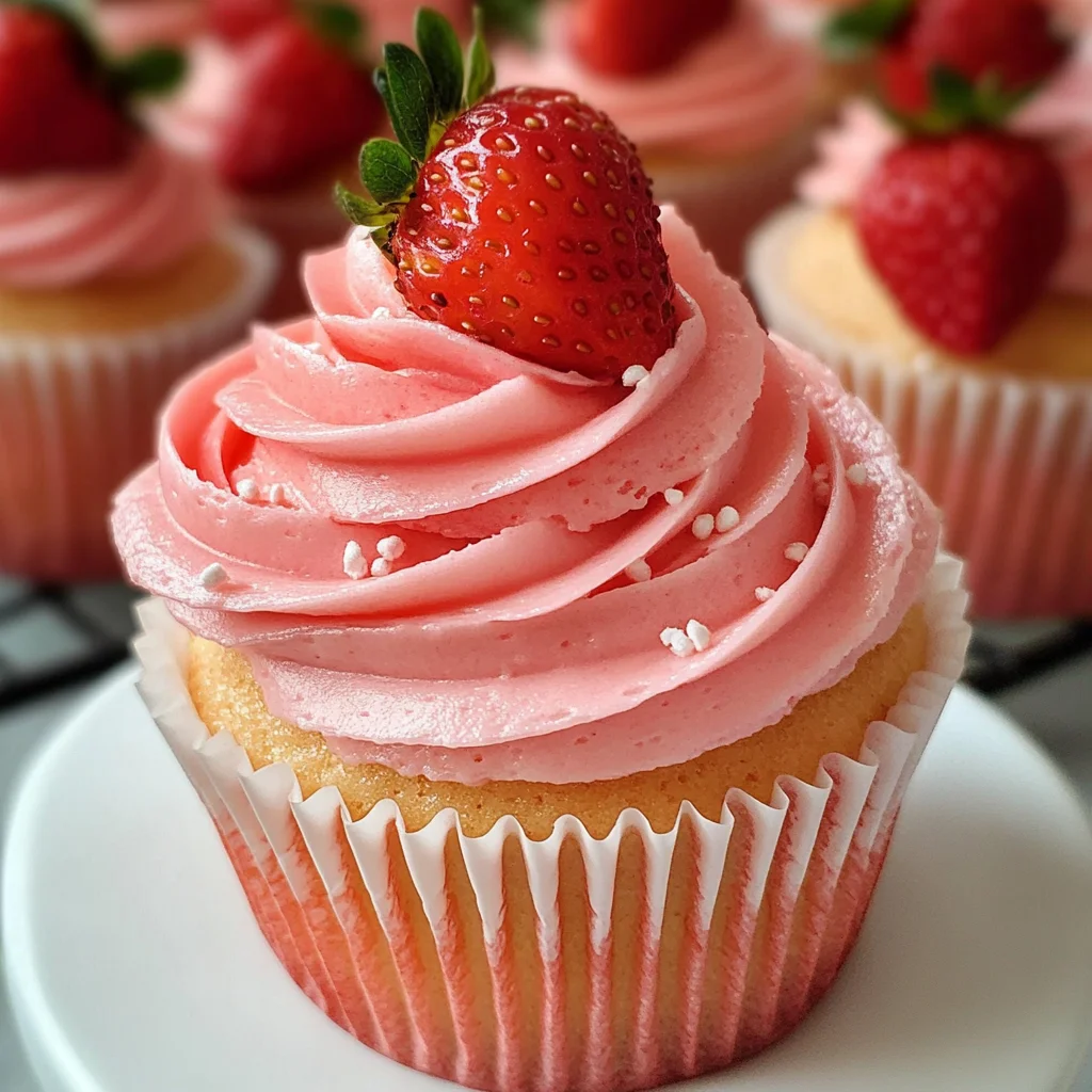 Strawberry Cupcakes Recipe