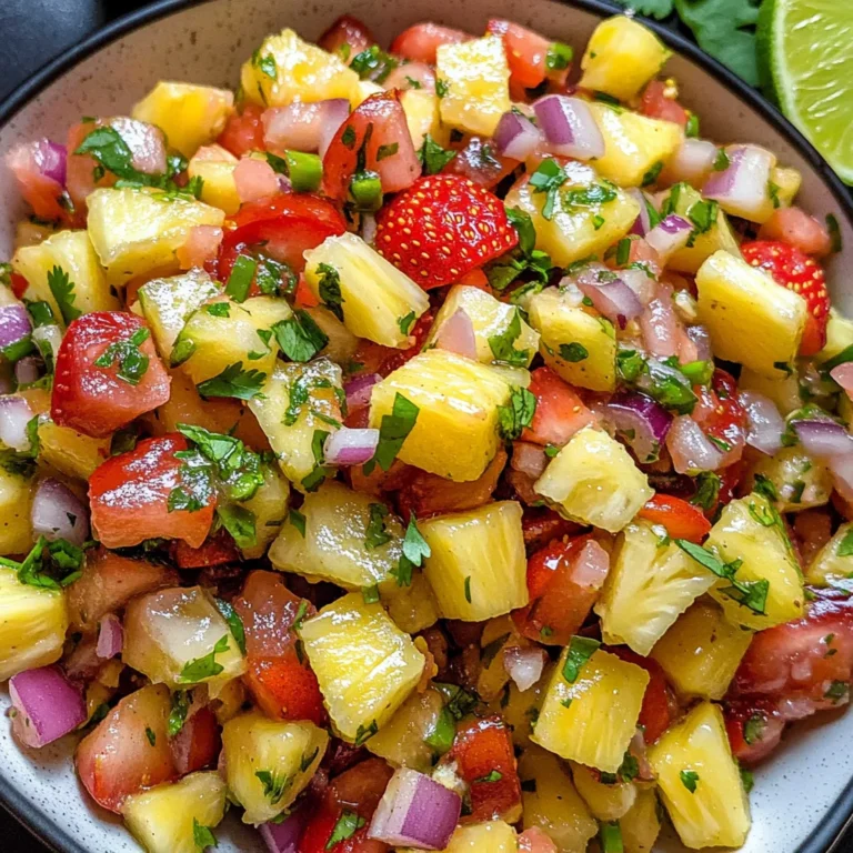 Strawberry Pineapple Salsa