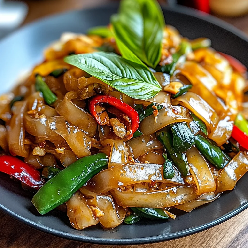 Street Style Thai Drunken Noodles: The Ultimate Amazing Recipe