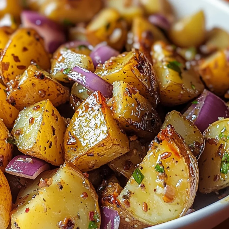 honey mustard roasted potato salad