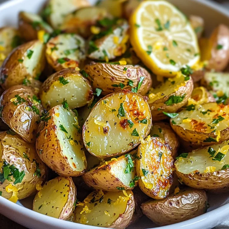 roasted lemon herb potato salad