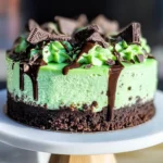 Andes Mint Cheesecake