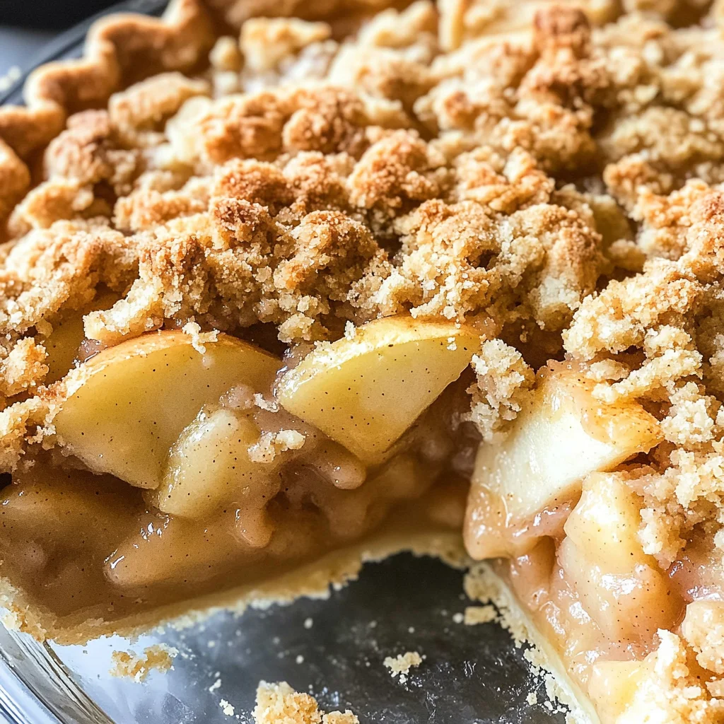 Apple Crumble Pie