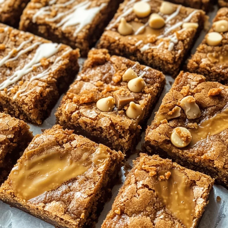 Biscoff Blondies