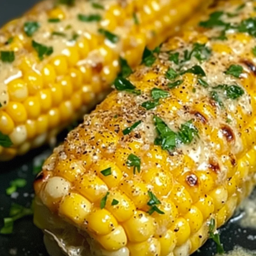 Buttery Garlic Corn on the Cob
